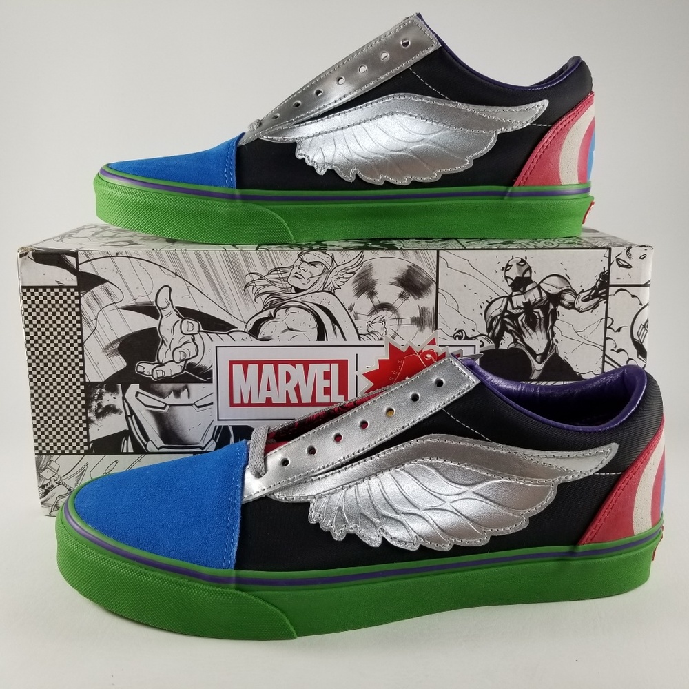 VANS X Marvel Old Skool Avengers Men's Sneakers 10 - Picture 2 of 8